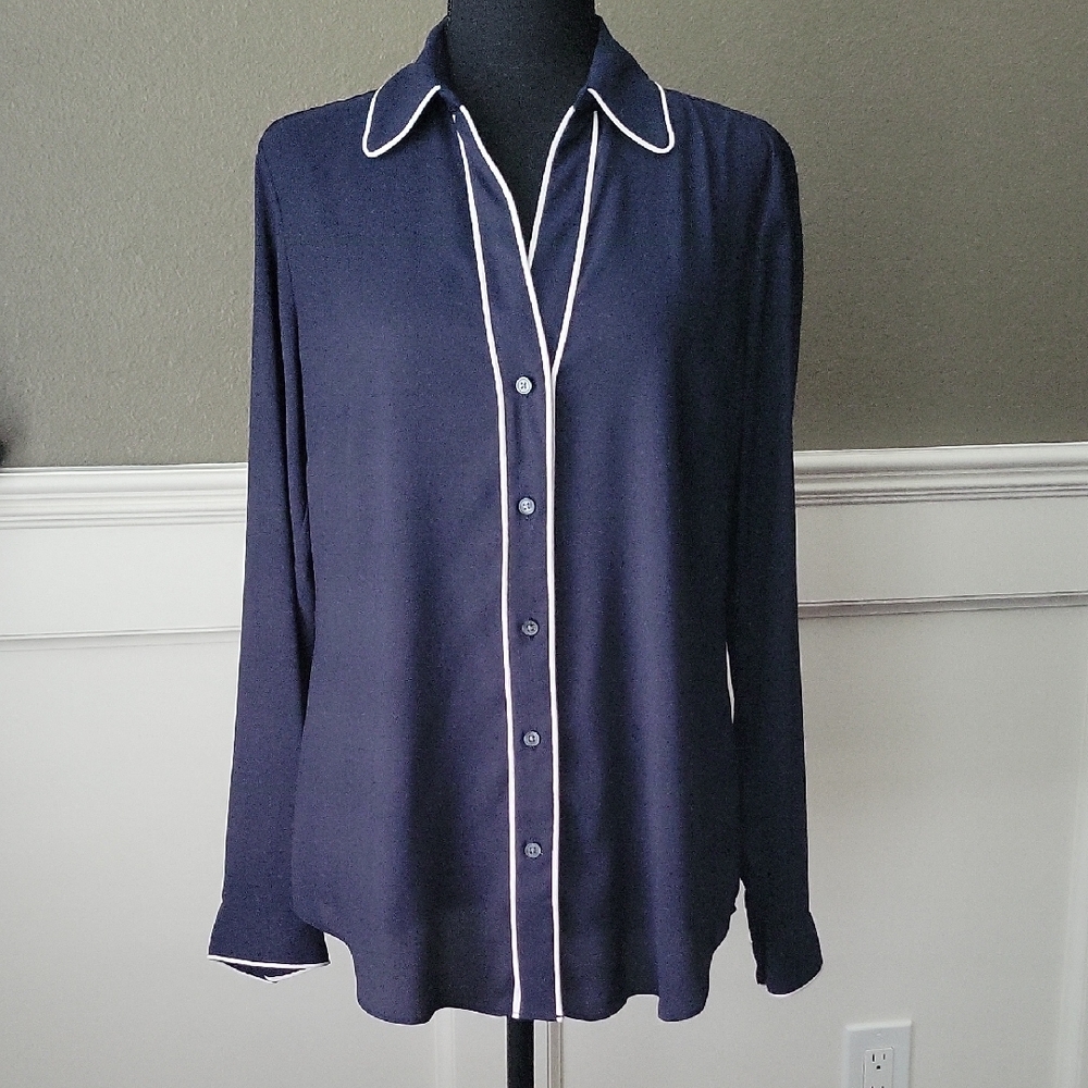 Ann Taylor Midnight Blue Top